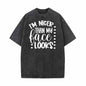 I'm Nicer Than My Face Looks Vintage Washed T-shirt