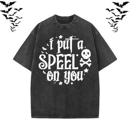 I Put A Speel On You Vintage Washed T-shirt