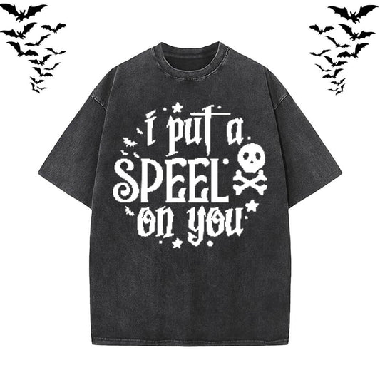 I Put A Speel On You Vintage Washed T-shirt