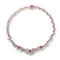 Iced Out Red Eyes Zircon-set Thorn Necklace