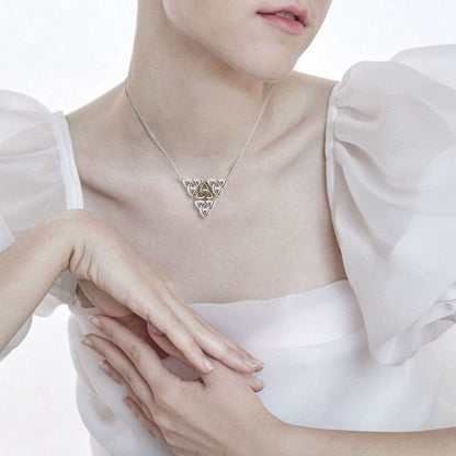 Kassity Trinity Knot Necklace