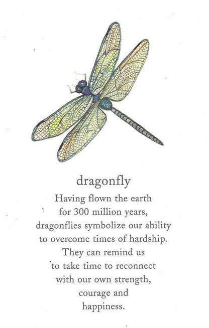 Triple Spiral Dragonfly Necklace