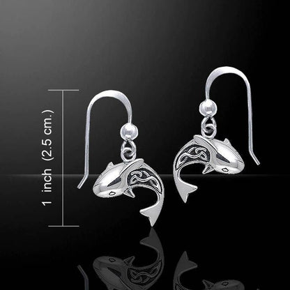 Celtic Shark Earrings