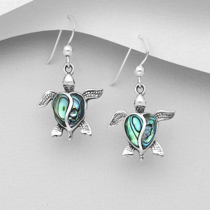 Farraige Turtle Love Earrings