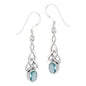 Celtic Trinity Knot Crystal Earrings