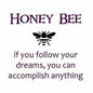 Honeycomb Bee Earrings