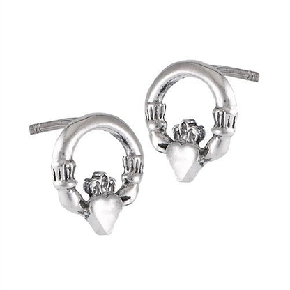 Straffan Claddagh Stud Earrings