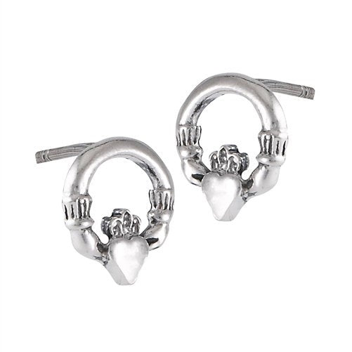 Straffan Claddagh Stud Earrings