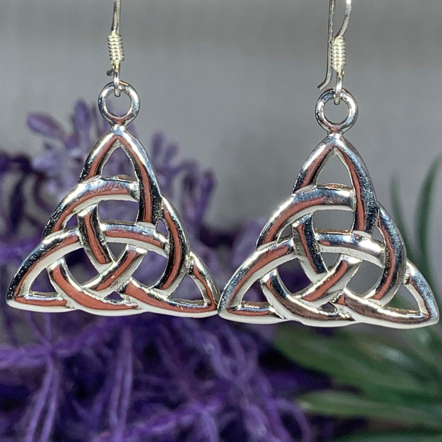 Rhoswen Trinity Knot Earrings