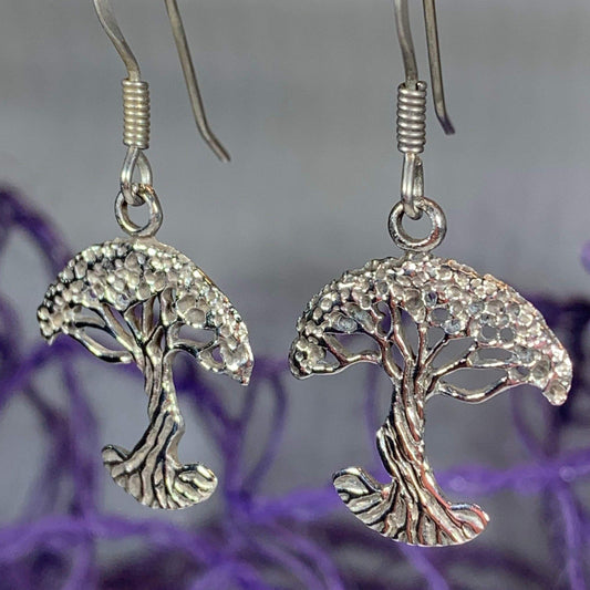 Sterling Silver Tree of Life Earrings