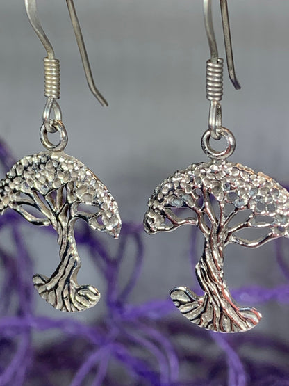 Sterling Silver Tree of Life Earrings