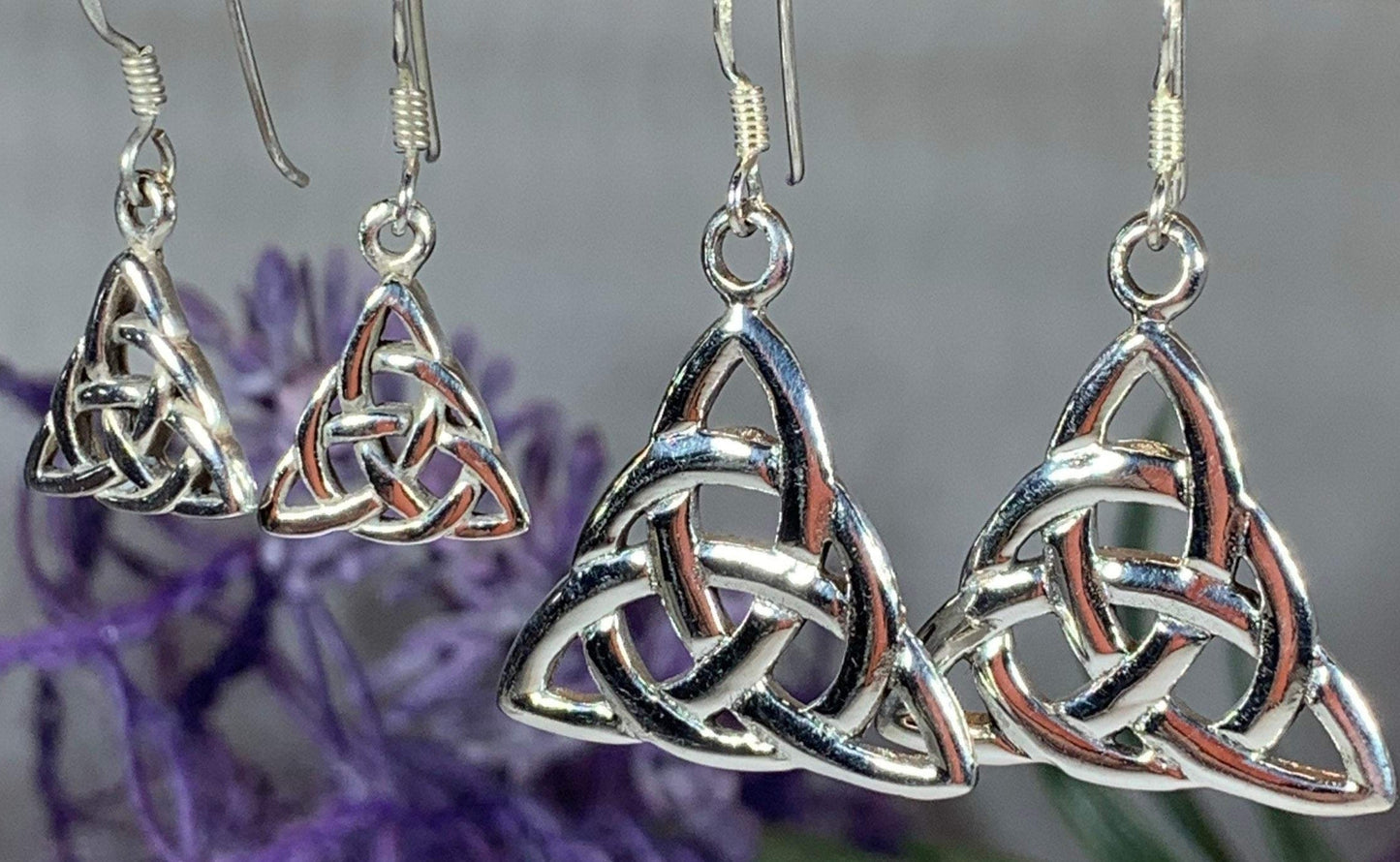 Rhoswen Trinity Knot Earrings