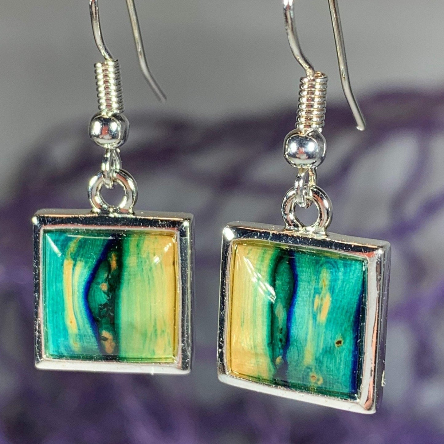 Heathergems Square Earrings