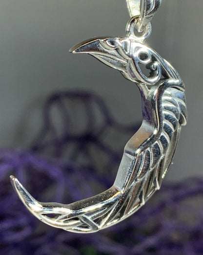 Raven Moon Necklace