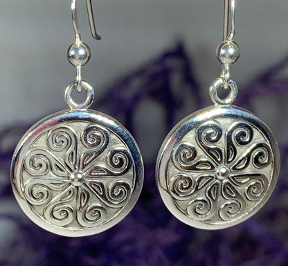 Edana Celtic Spiral Earrings