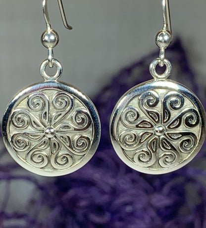 Edana Celtic Spiral Earrings