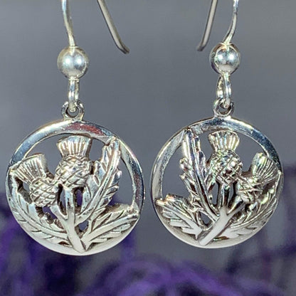 Aviemore Thistle Earrings