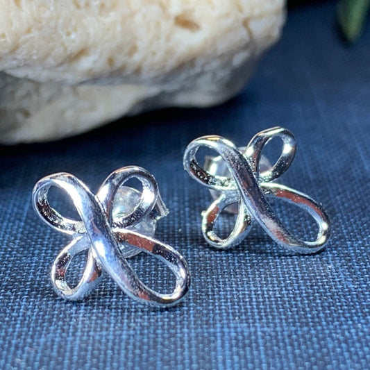 Celtic Cross Stud Earrings