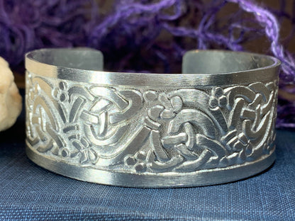 Fionn Celtic Knot Cuff Bracelet
