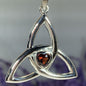 McKenna Trinity Knot Heart Necklace