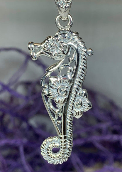Blooming Seahorse Necklace