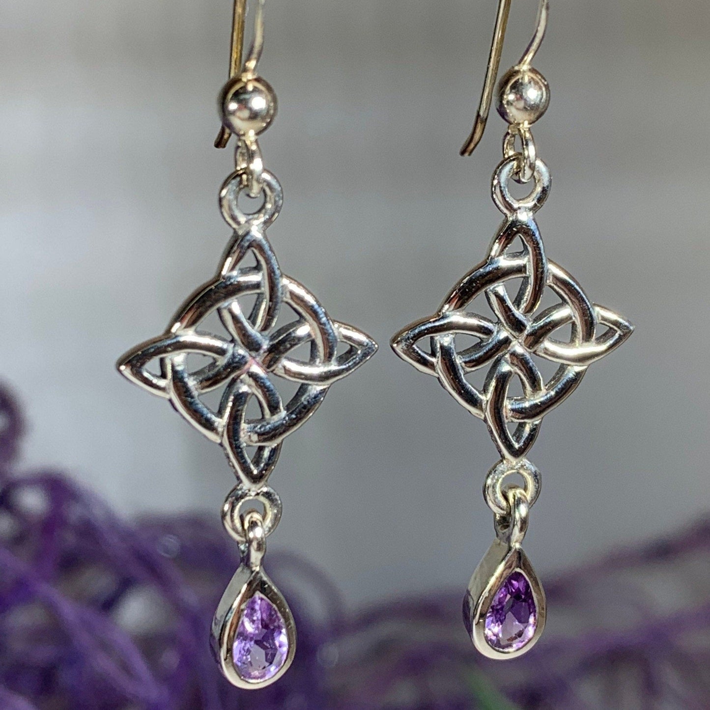 Quaternary Celtic Knot Earrings