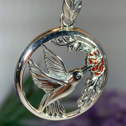Tropical Hummingbird Necklace