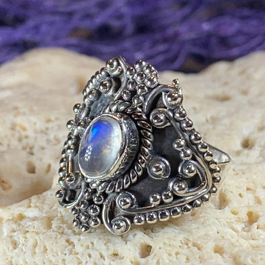Jannon Celtic Moonstone Ring
