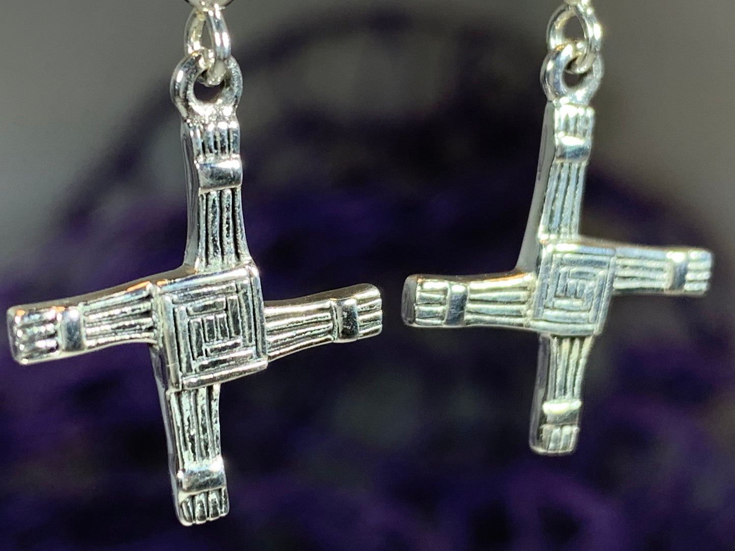Ballyfarnan Saint Bridget's Cross Earrings
