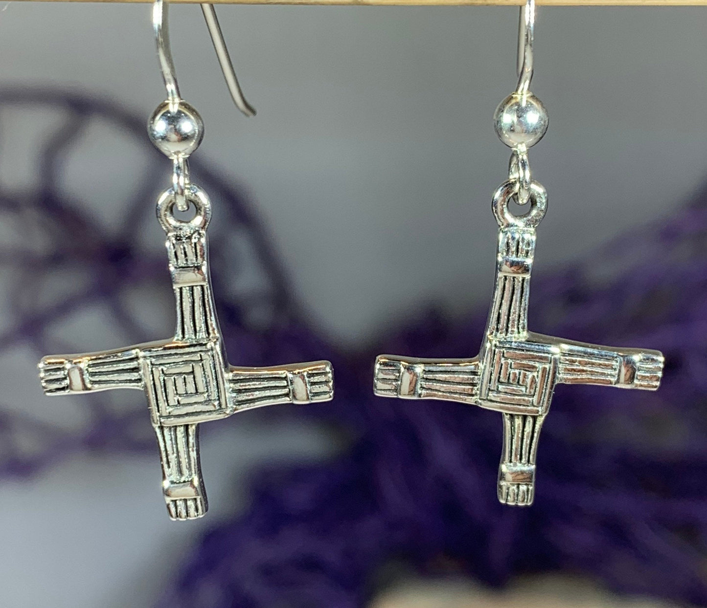 Ballyfarnan Saint Bridget's Cross Earrings