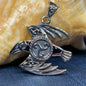 Astrid Celtic Raven Necklace