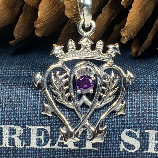 Amethyst Luckenbooth Necklace
