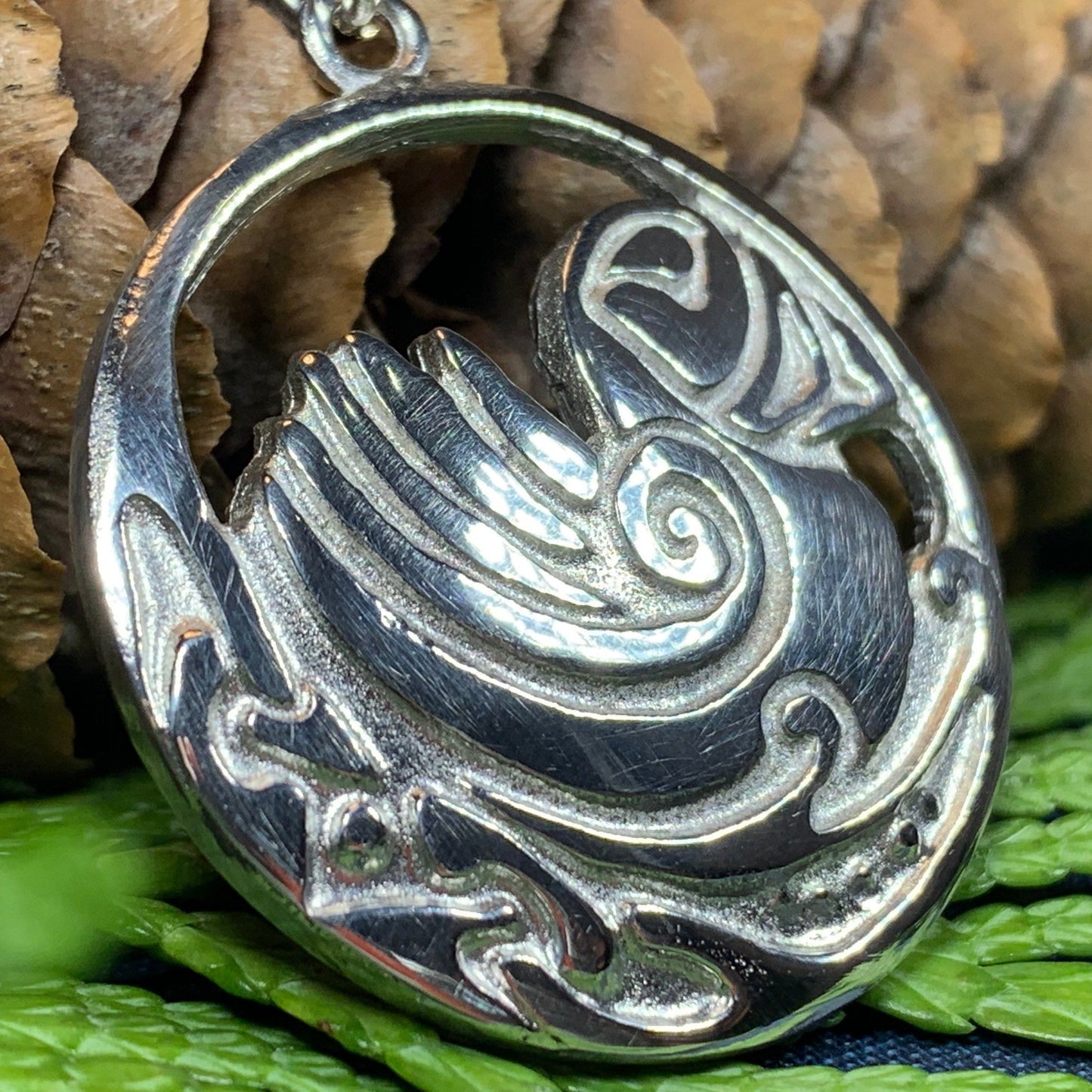 Celtic Puffin Necklace