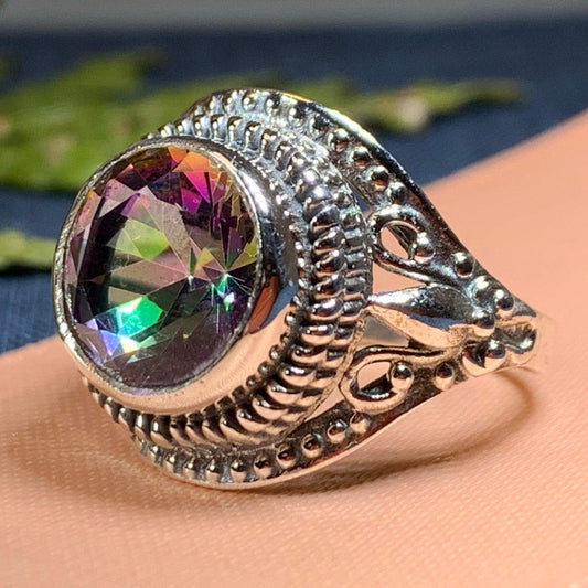 Eloise Celtic Mystic Topaz Ring