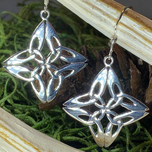 Nymah Trinity Knot Earrings