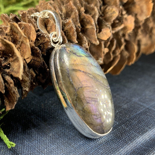 Celtic Purple Night Necklace