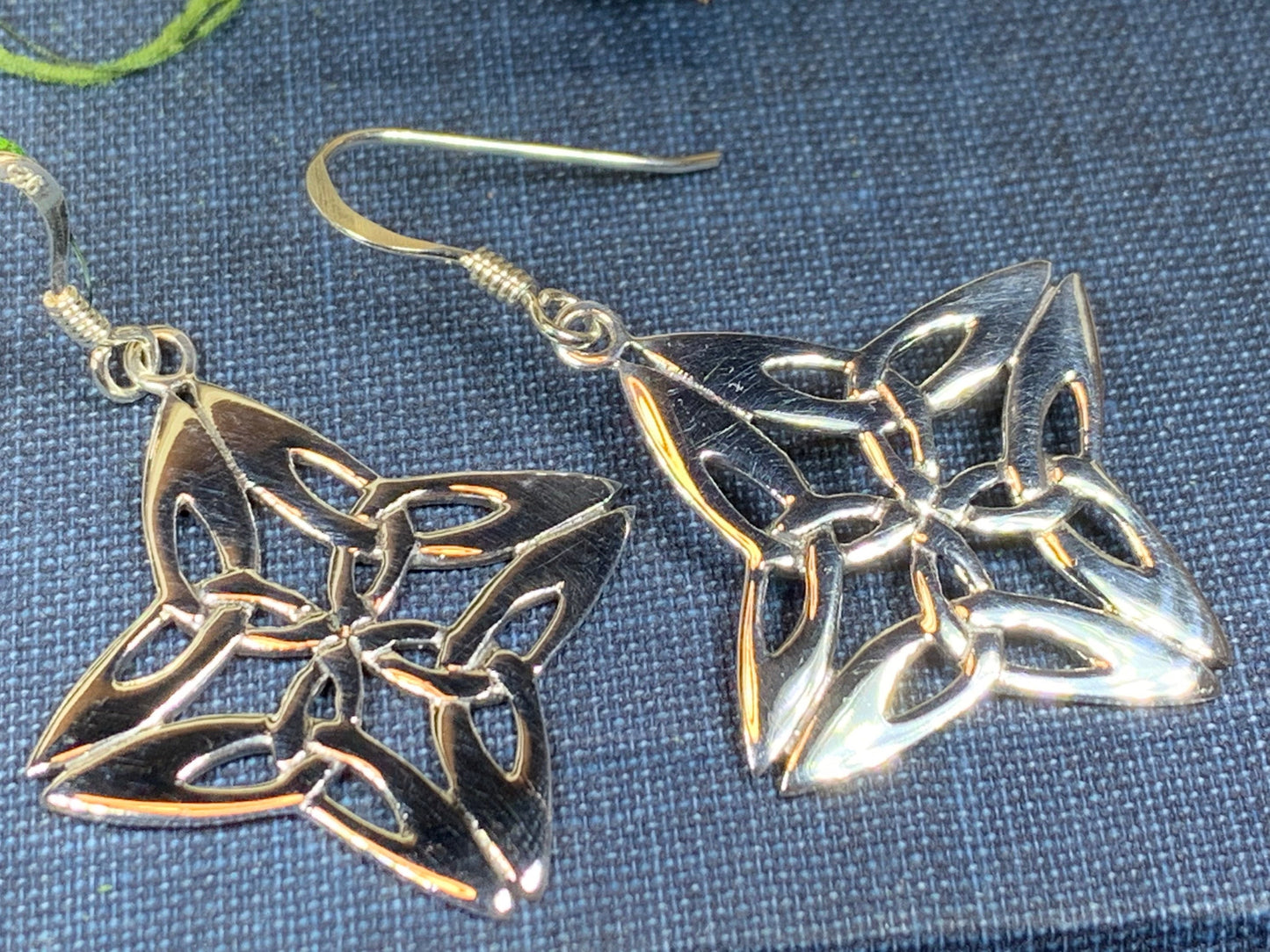 Nymah Trinity Knot Earrings