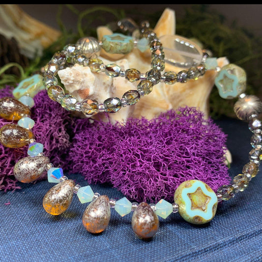 Lotus Dawn Crystal Necklace