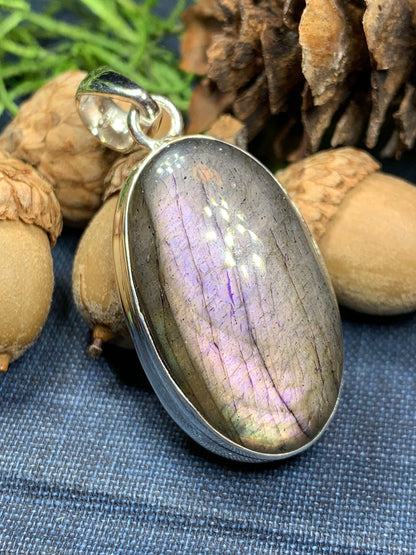 Celtic Purple Night Necklace