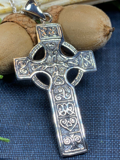 Columba Celtic Cross Necklace