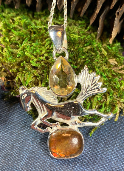 Kelpie Horse Necklace