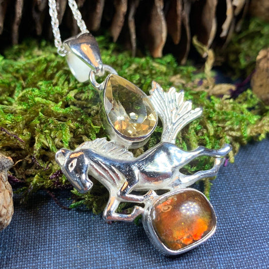 Kelpie Horse Necklace
