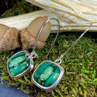 Heathergems Celtic Square Earrings
