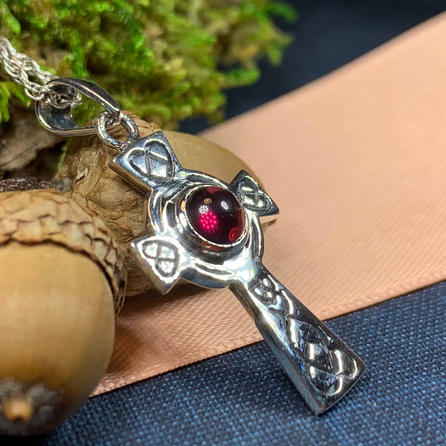 Cecilia Celtic Cross Necklace