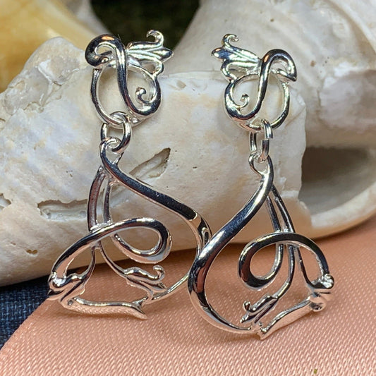 Bluebell Art Deco Earrings