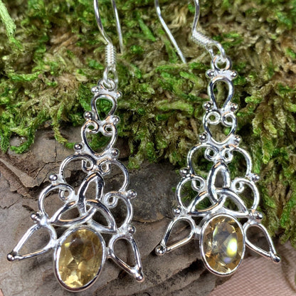 Angeni Trinity Knot Earrings