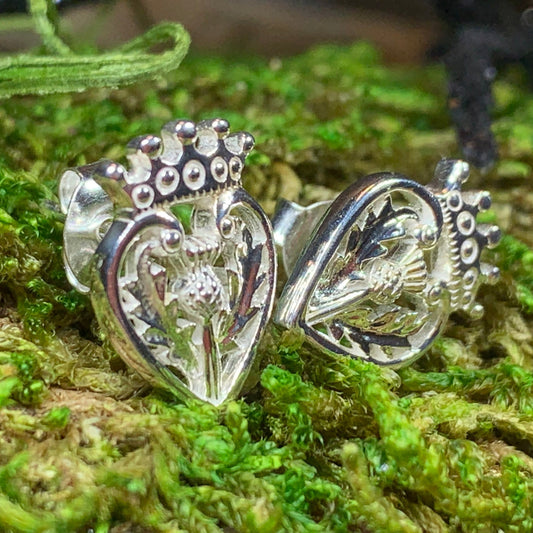 Regal Thistle Luckenbooth Earrings