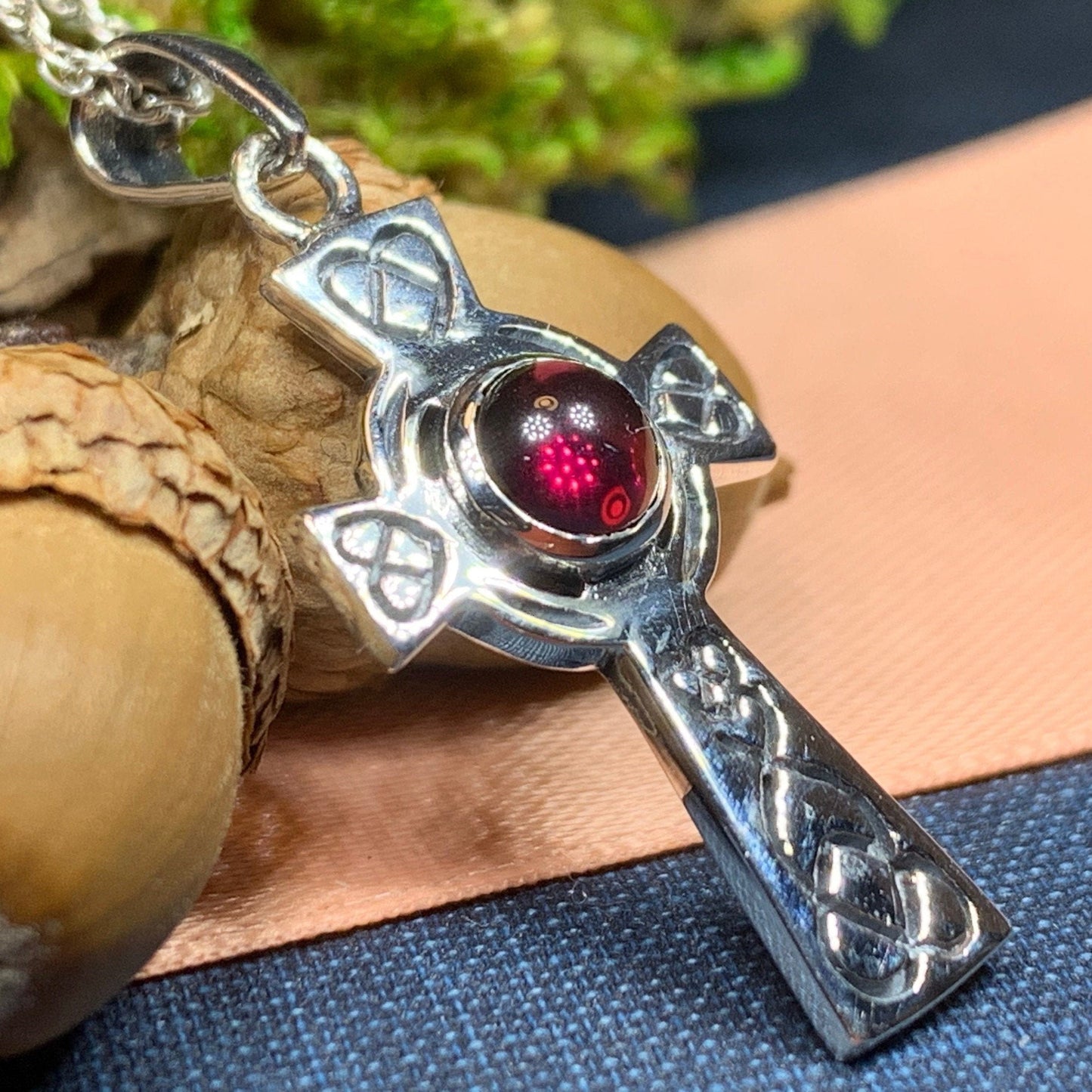 Cecilia Celtic Cross Necklace