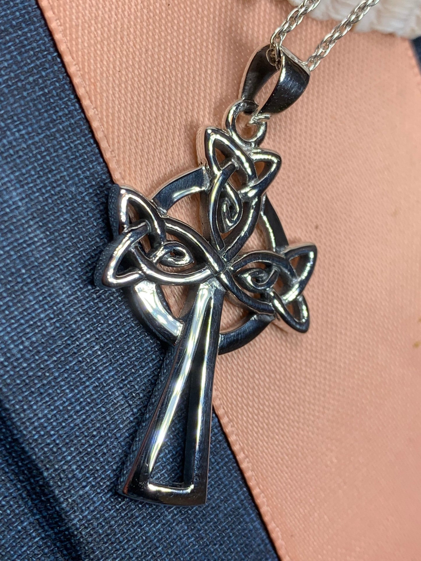 Eternal Love Celtic Cross Necklace