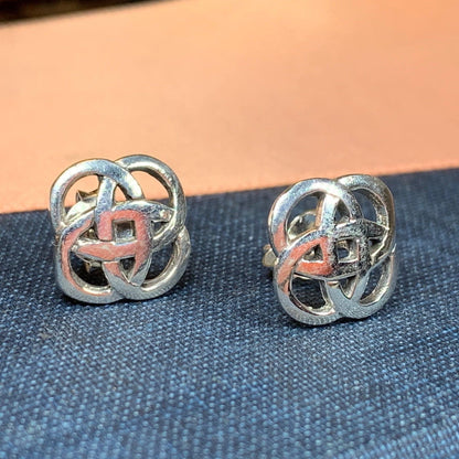 Lorna Celtic Knot Stud Earrings